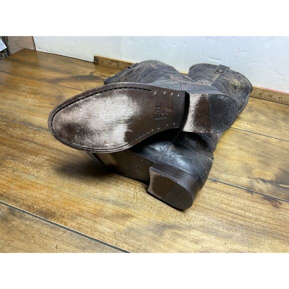 Frye Melissa Button Boots Size 7 B Glazed Distressed Leather Style 77164 - Picture 10 of 13